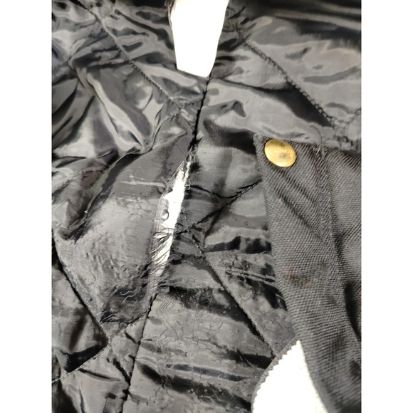 Carhartt‎ Bib Overalls Mens 40 Black R33 Insulated Quilted Workwear Double Knee - Picture 8 of 12